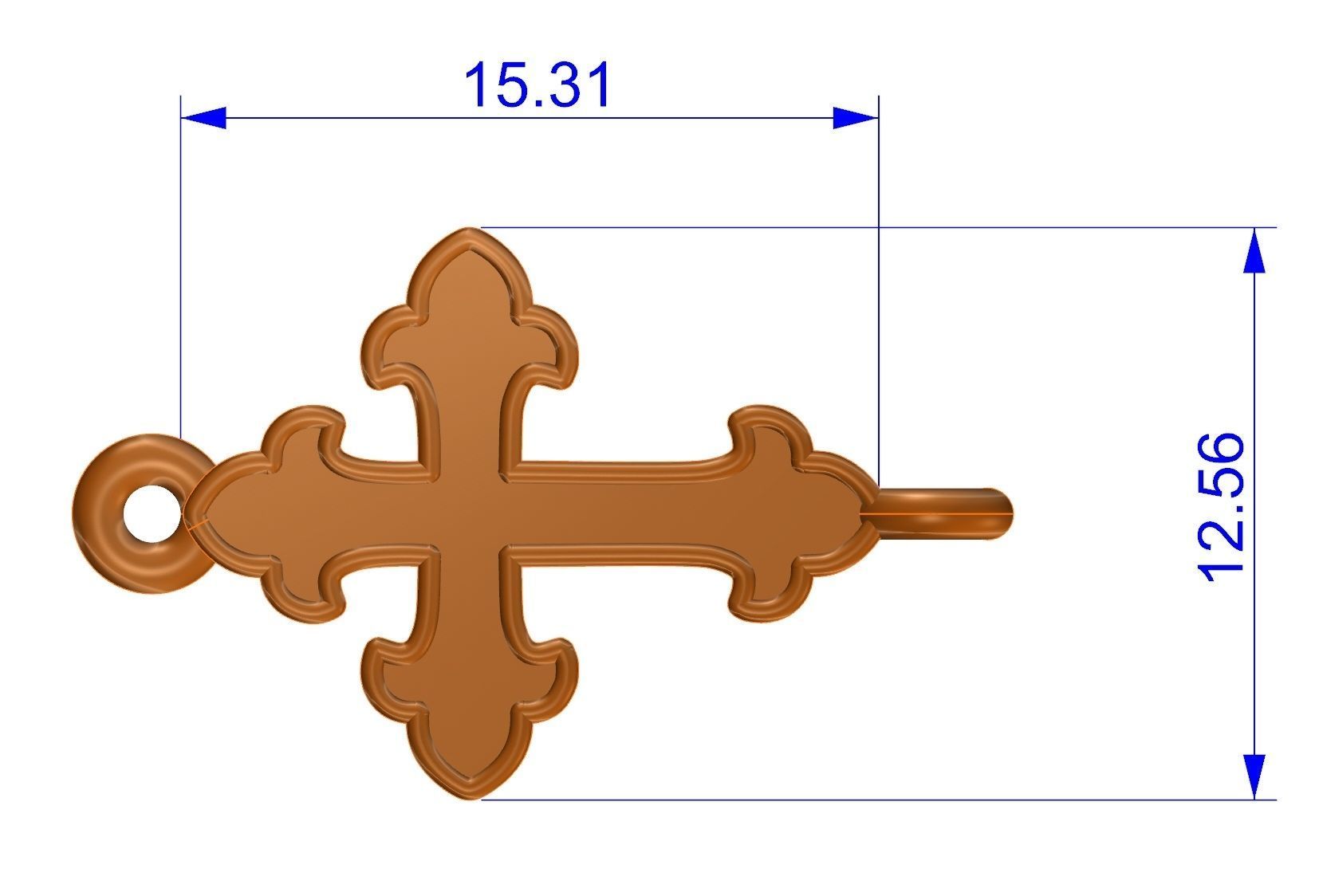 NEW UNIQUE JESUS CHAIN LINK  BEST FOR ALL JEWELRY METALS  3D print model_3