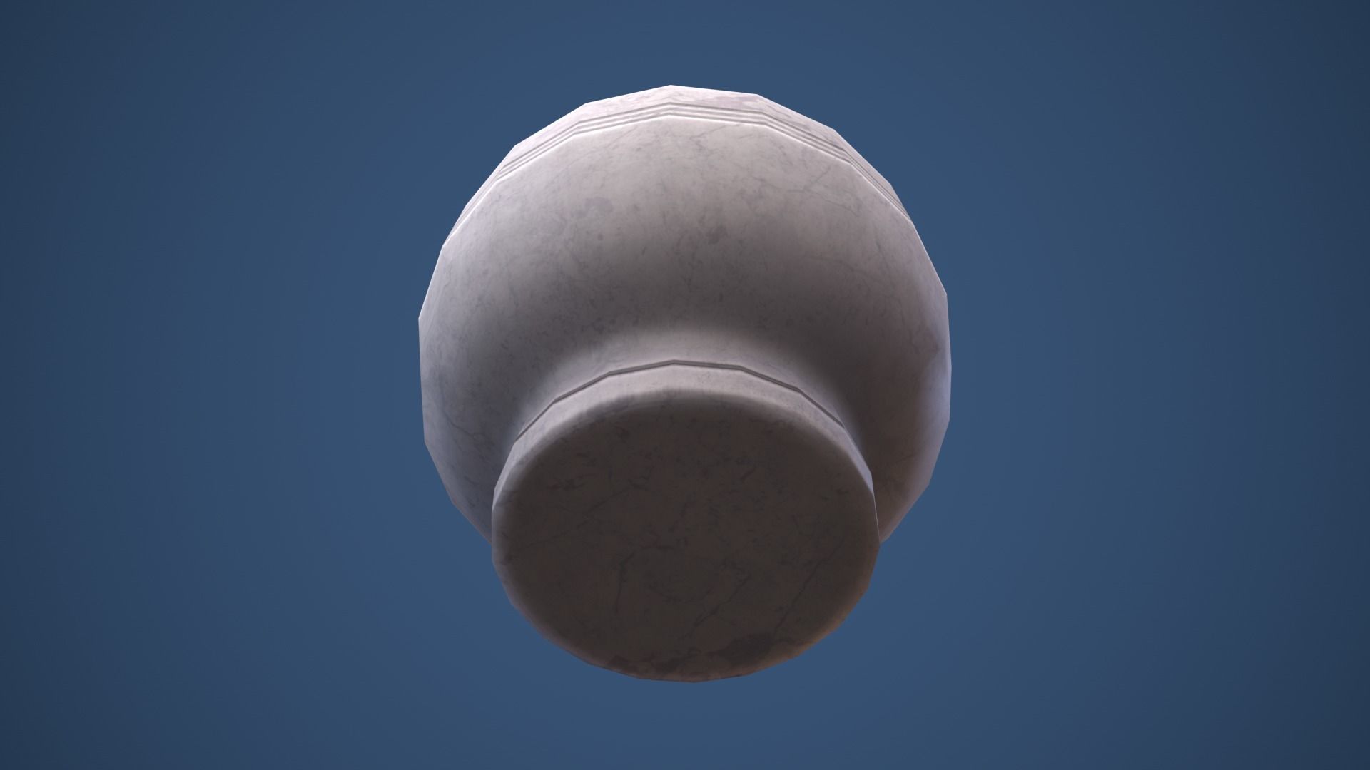 Stylized Mortar and Pestle Low-poly 3D model_11