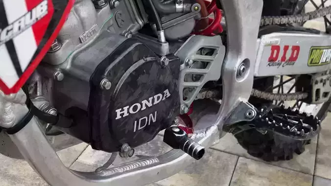 Mold for Carbon Fiber Cover with logo IDN- Honda CR 125 2002 3D print model