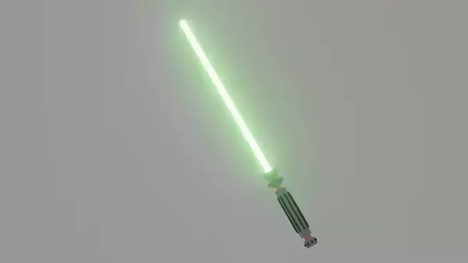 jedi sword Free low-poly 3D model