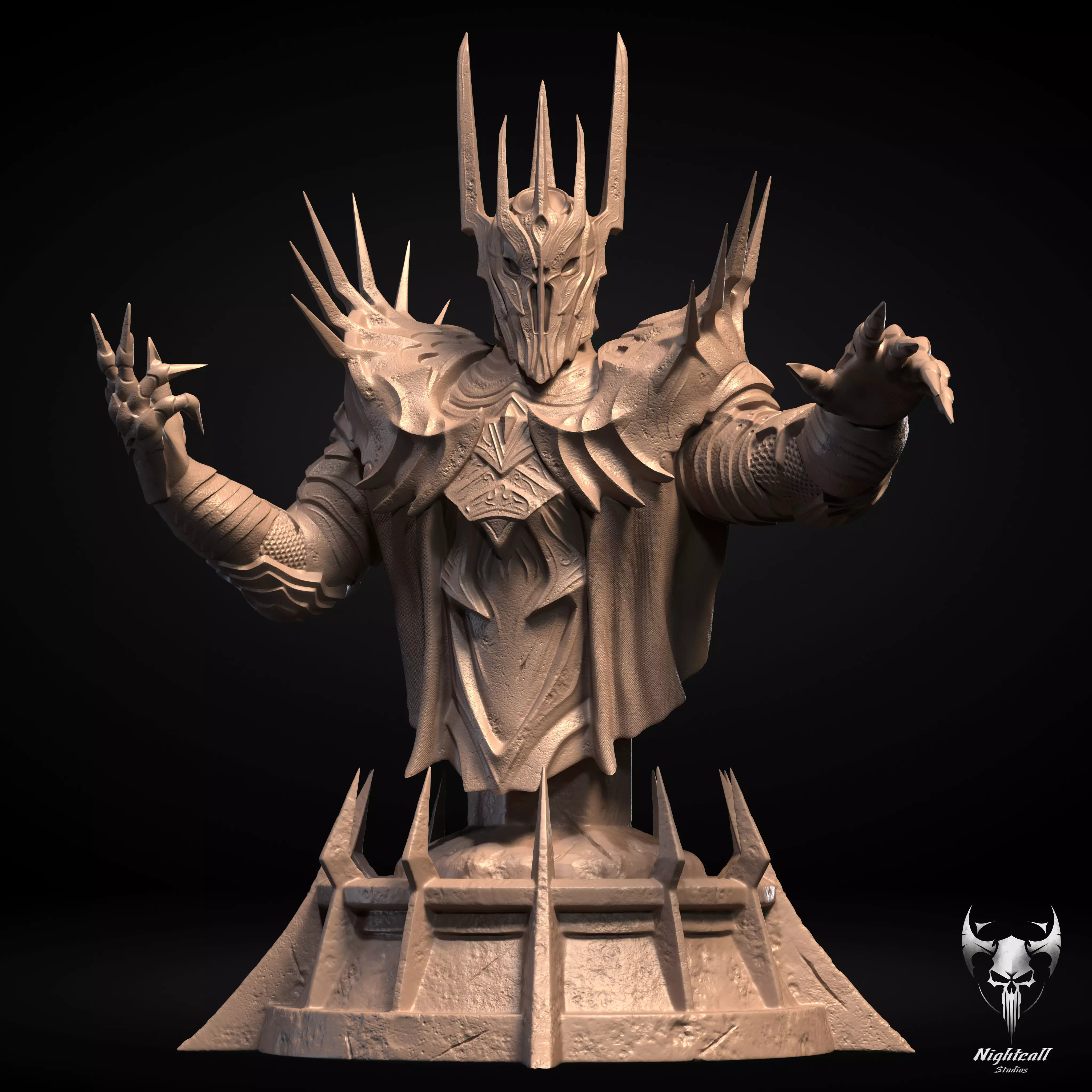 Sauron - Lord of the Rings 3D print model 3D print model_0