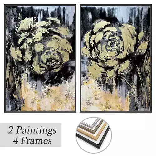 Wall Art Set 4141 3D model