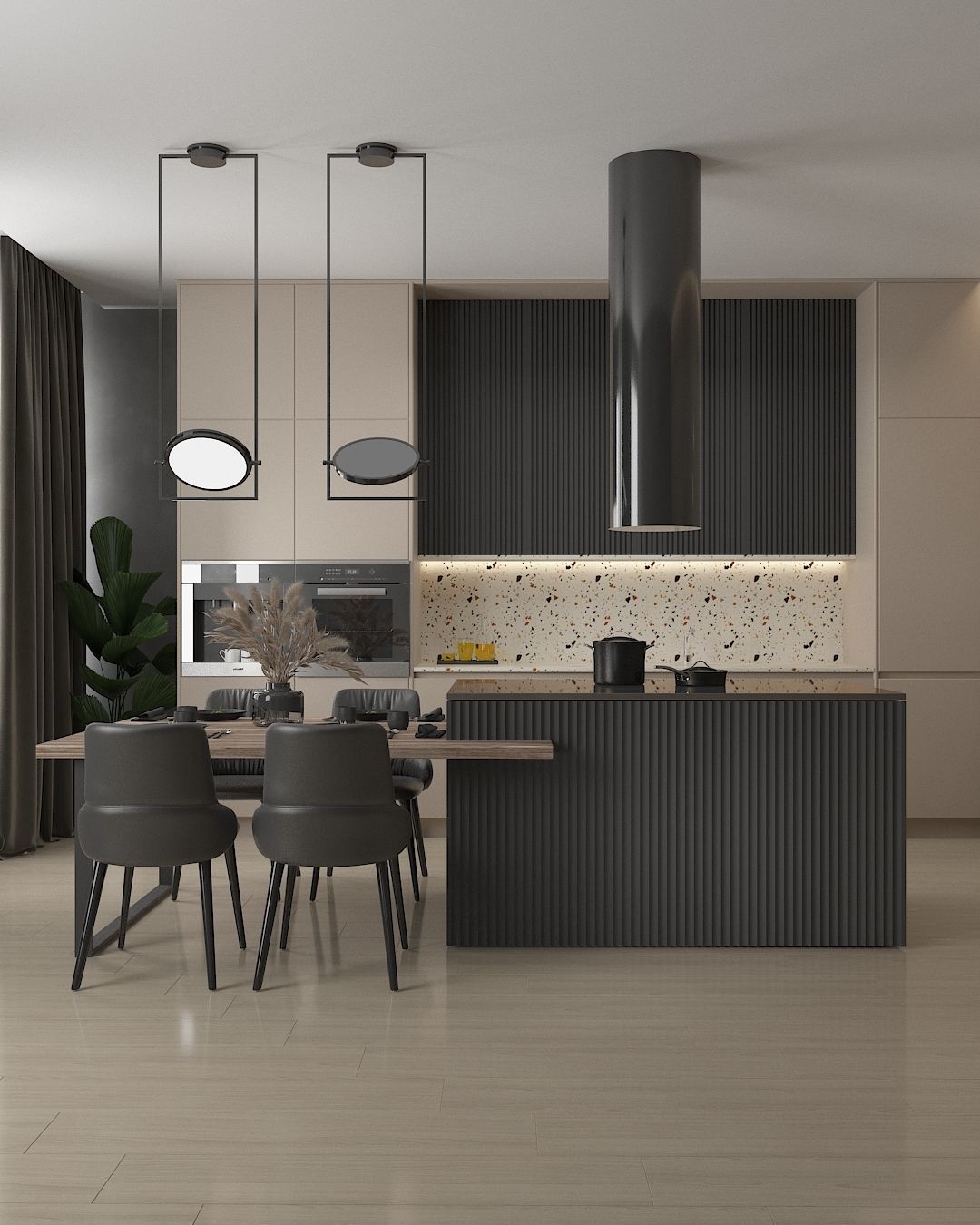 Modern kitchen 3d models room 3D model 3D model_2