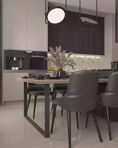 Modern kitchen 3d models room 3D model 3D model