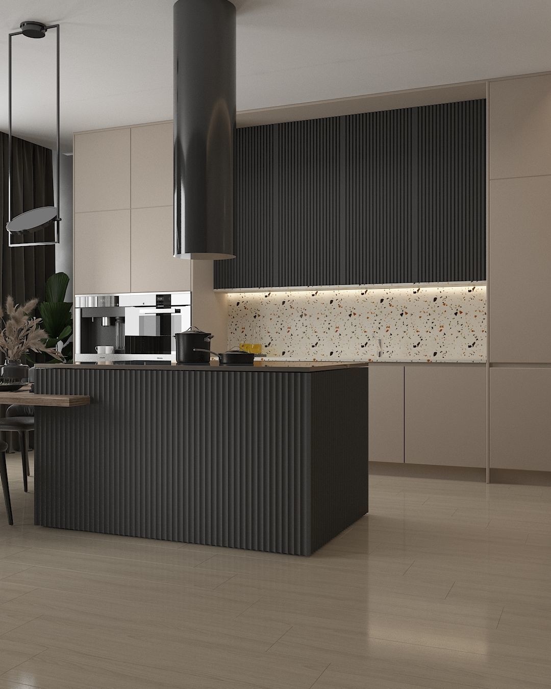 Modern kitchen 3d models room 3D model 3D model_1