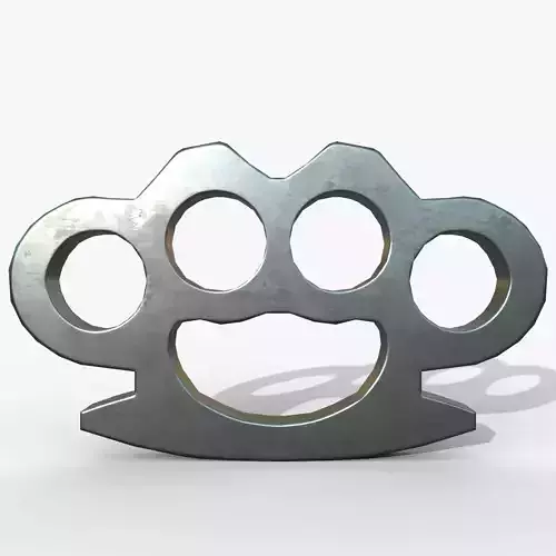 Brass knuckles Free low-poly 3D model