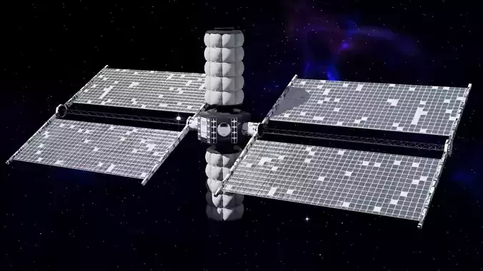 Space Station low poly