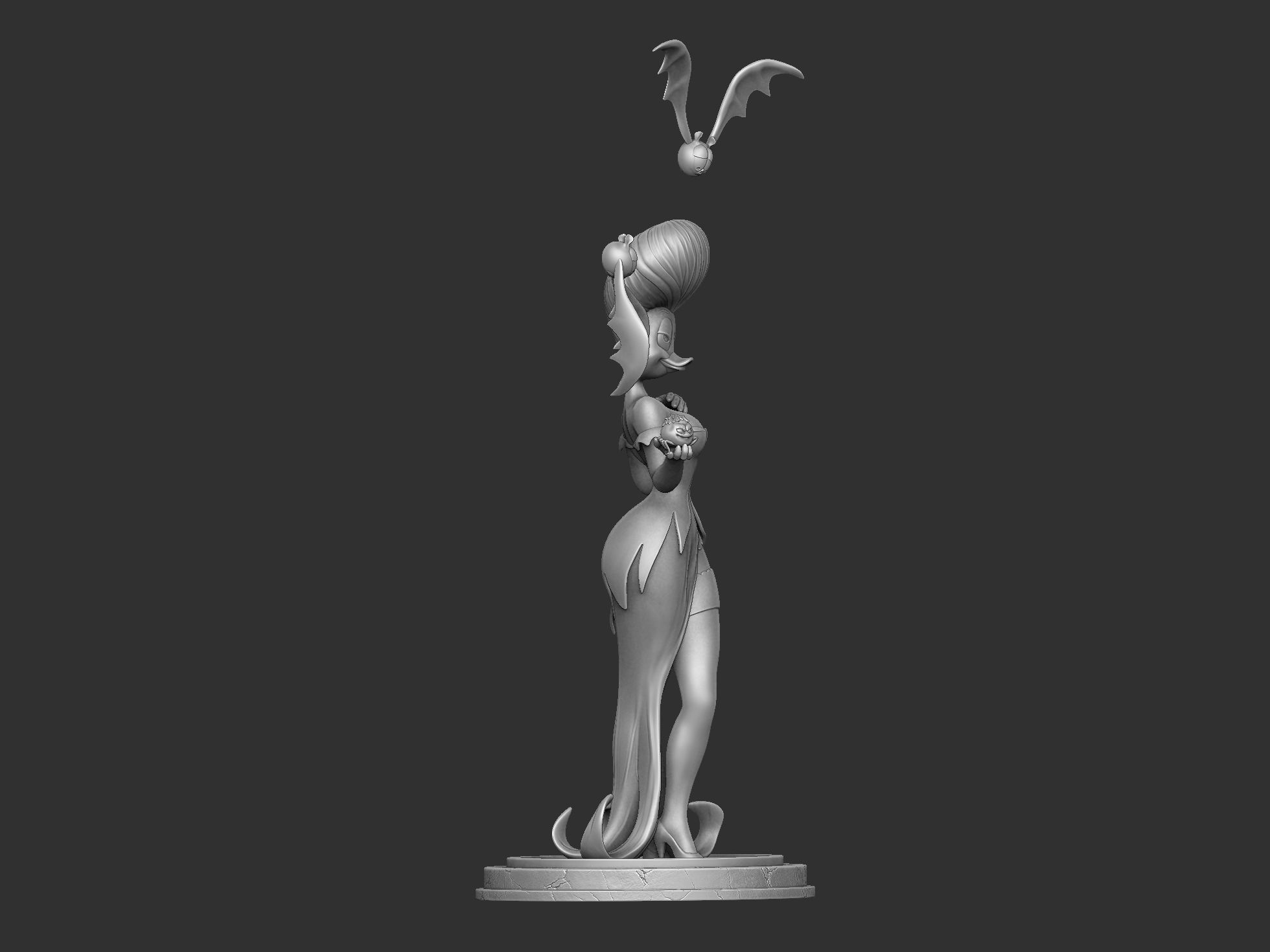 Morgana for 3d print STL 3D print model_19