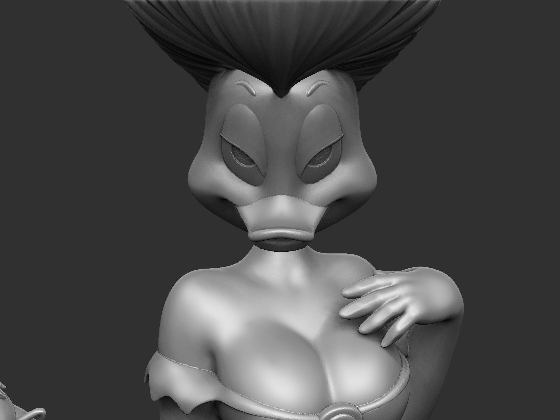 Morgana for 3d print STL 3D print model_5