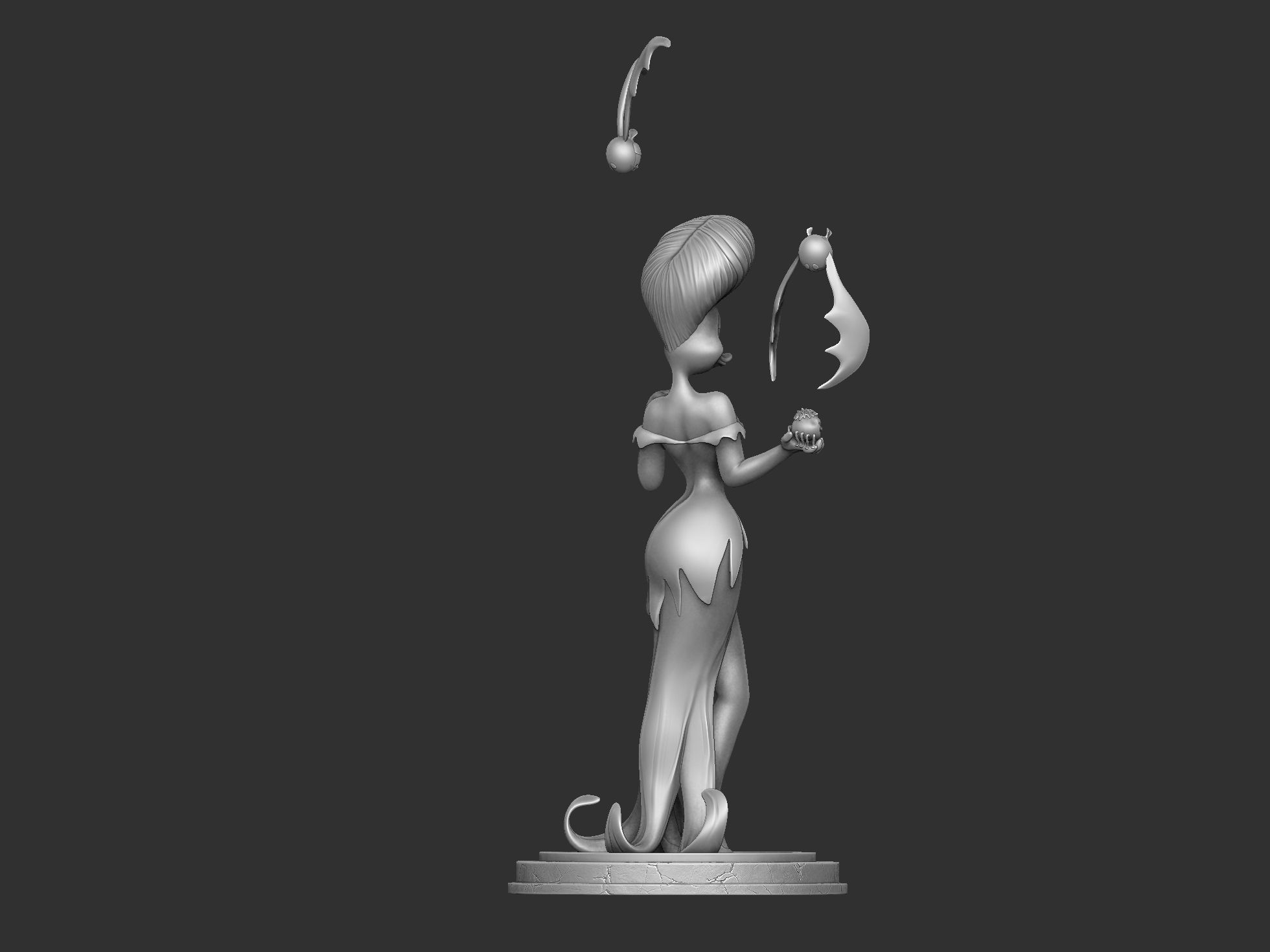 Morgana for 3d print STL 3D print model_18