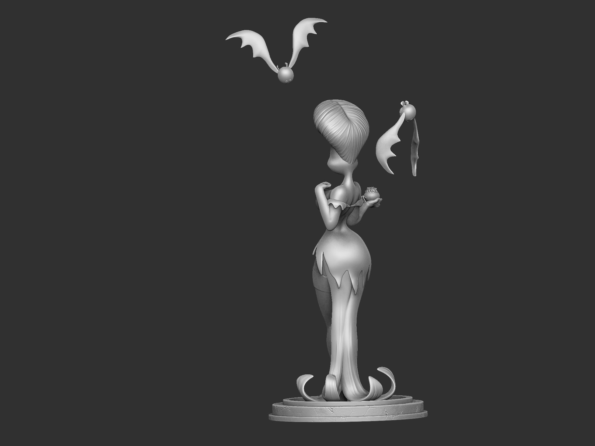 Morgana for 3d print STL 3D print model_16