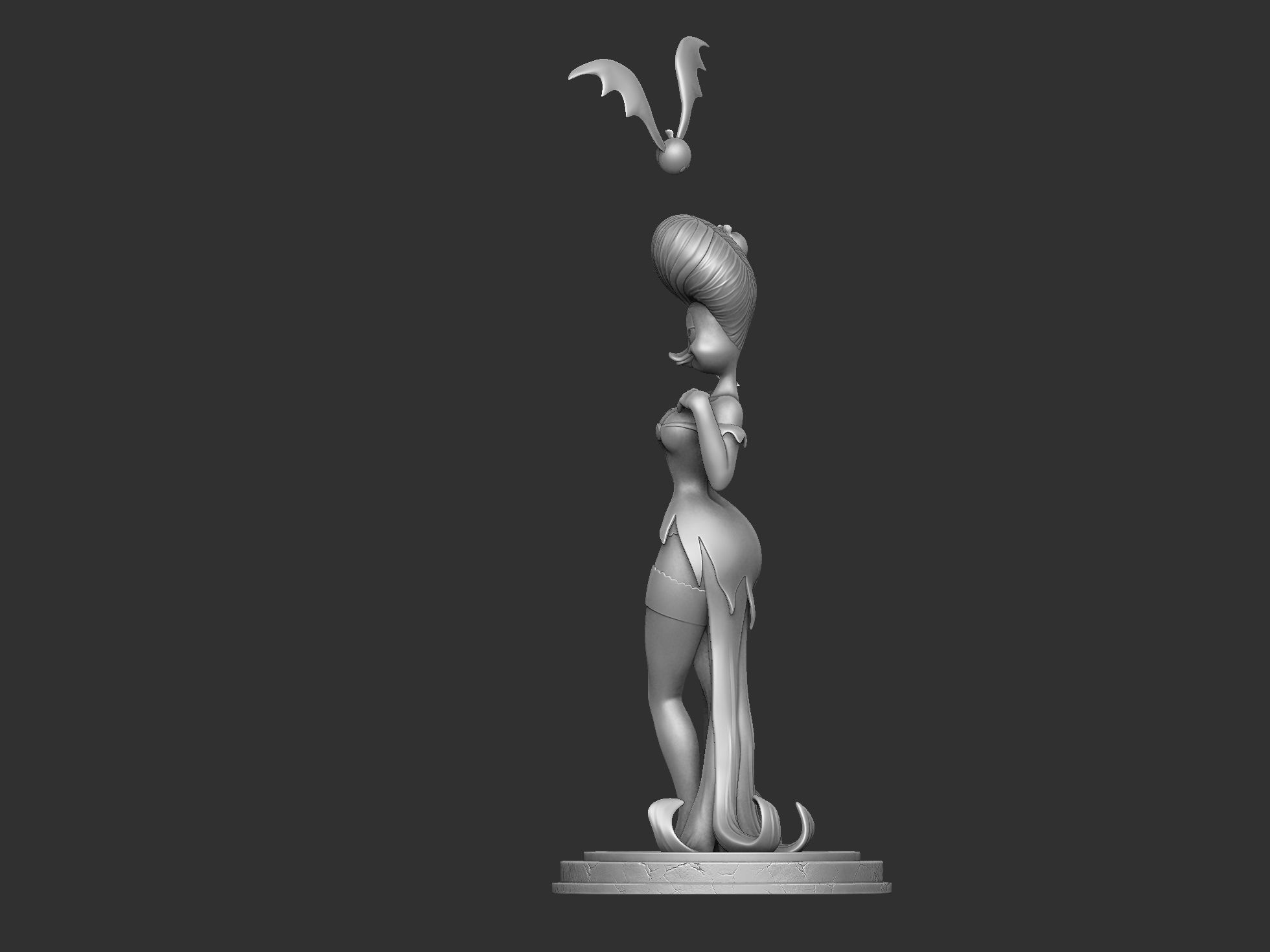 Morgana for 3d print STL 3D print model_15