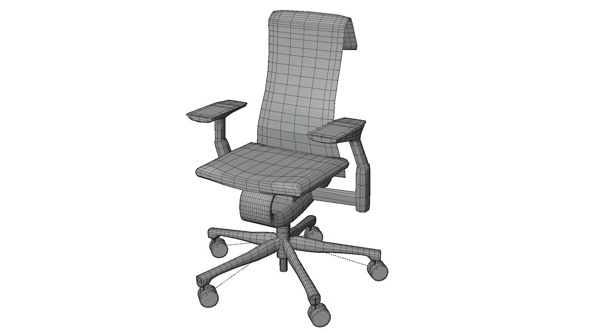 Office Chair 3D model_5