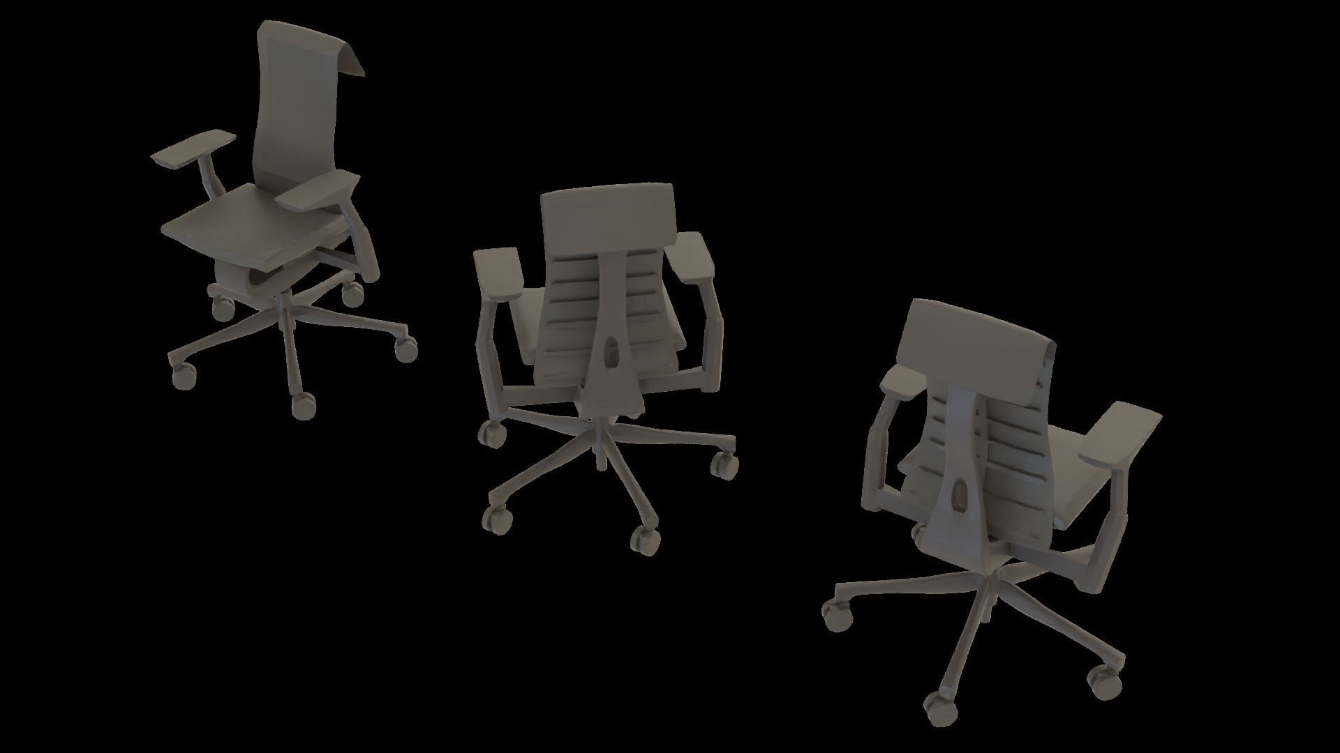 Office Chair 3D model_2