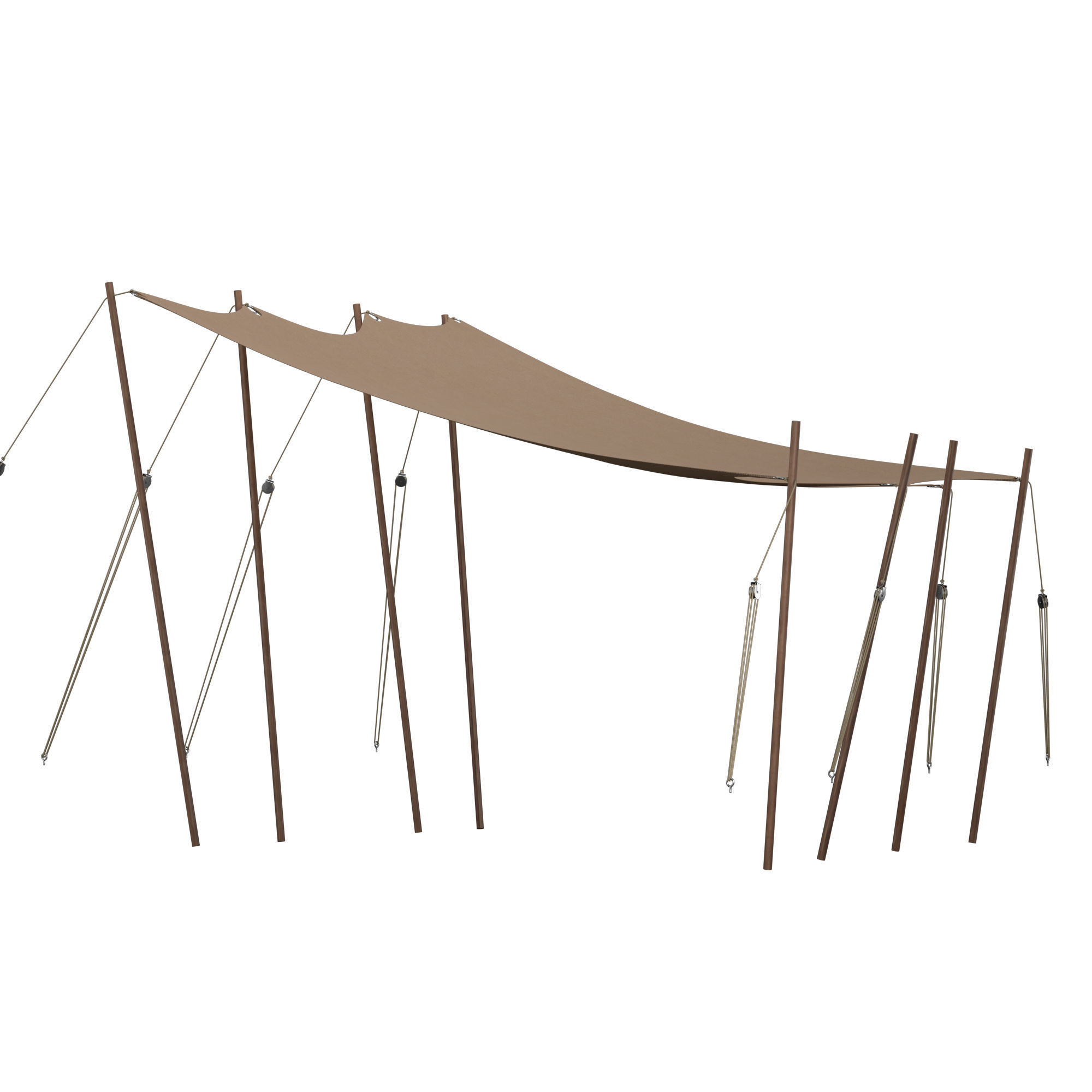 Outdoor Awning 3D model_6