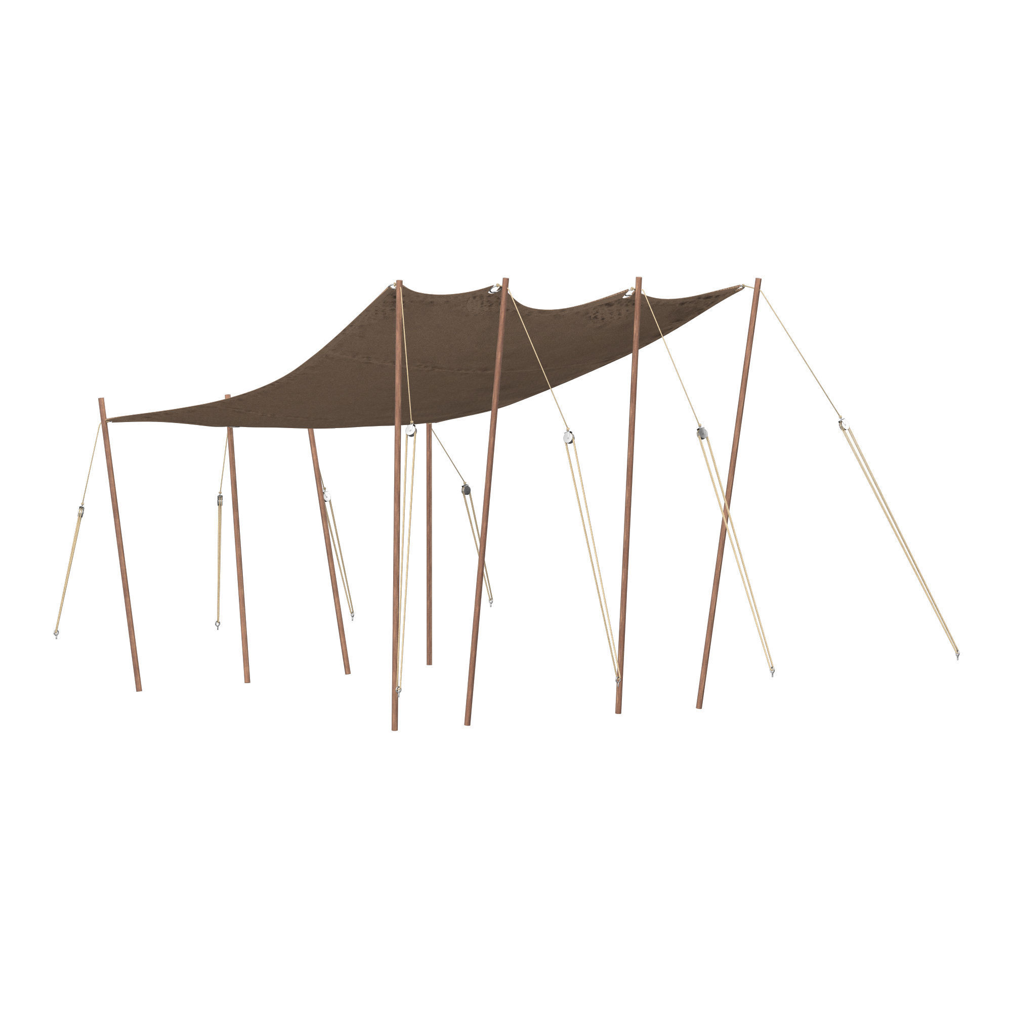 Outdoor Awning 3D model_4