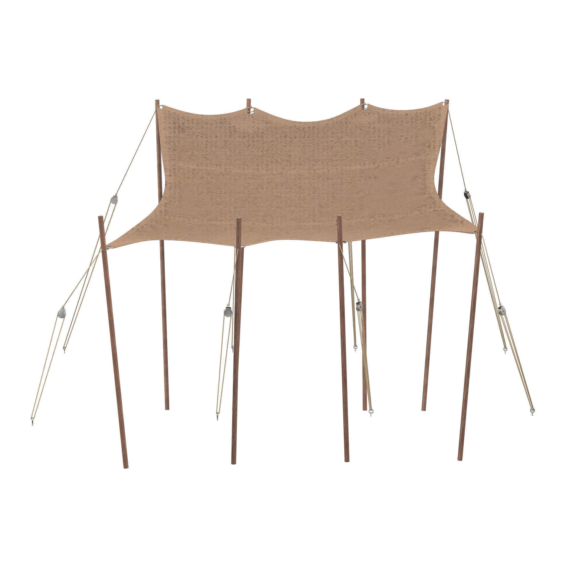 Outdoor Awning 3D model_2