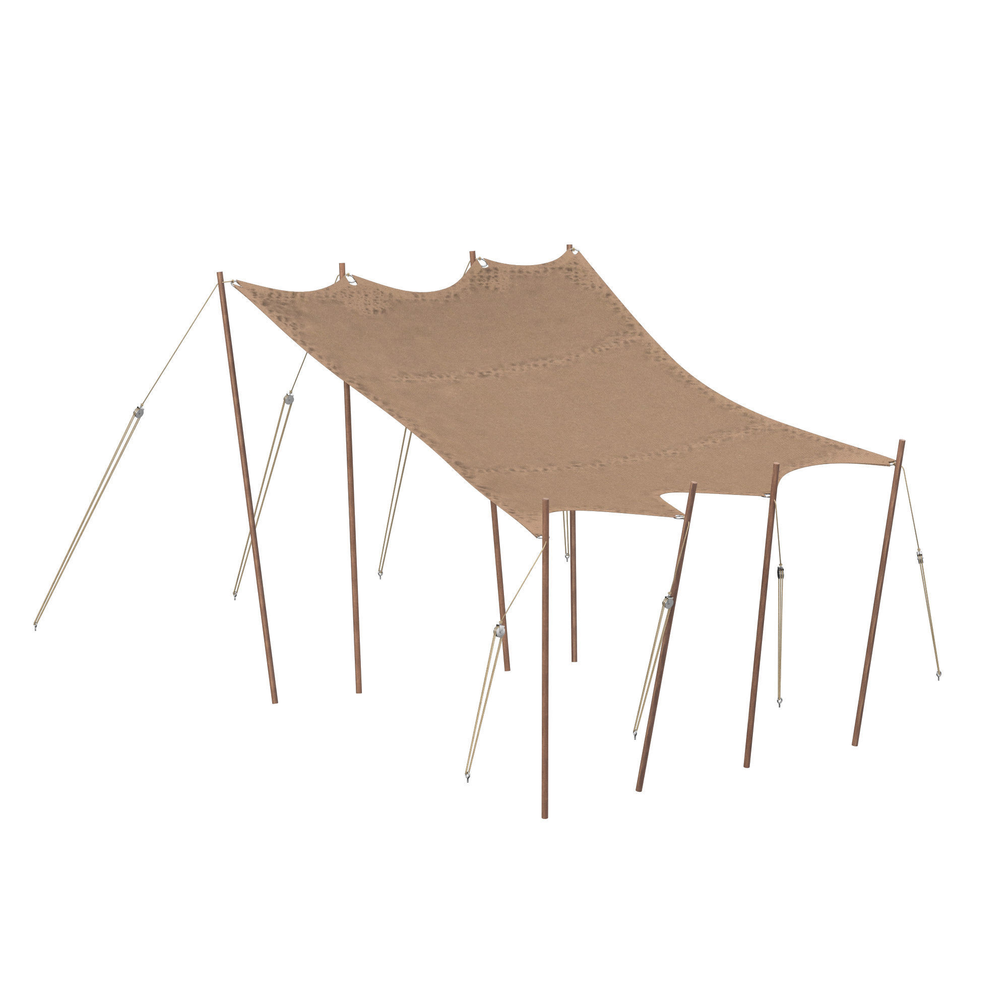 Outdoor Awning 3D model_1