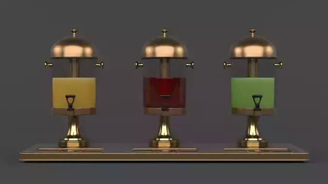 Juice Dispenser 3D model