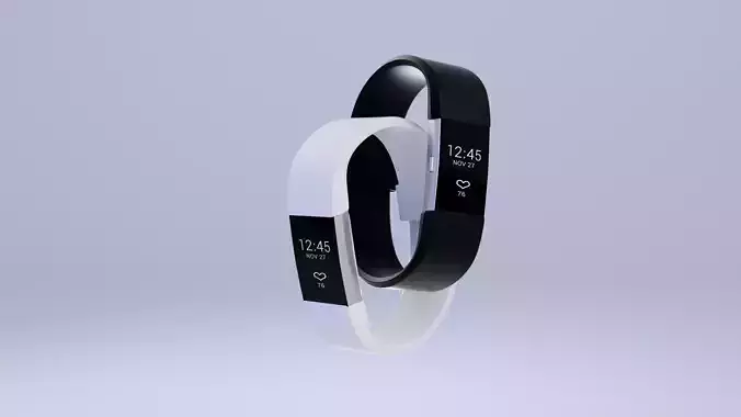 SMARTWATCH - MODELING 3D AND TEXTURING  - LOW-POLY 2D MODEL