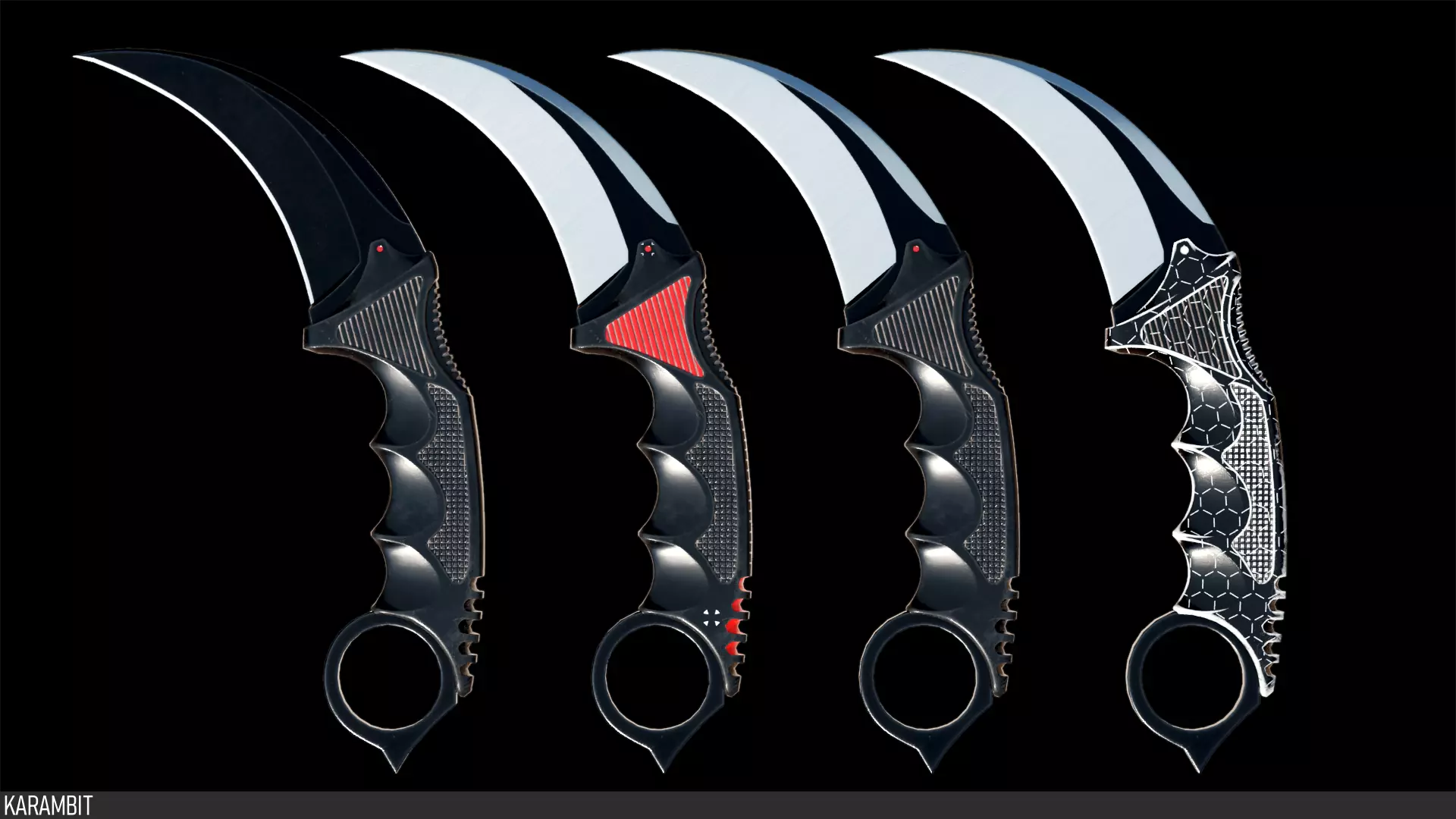 Karambit knife Free low-poly 3D model
