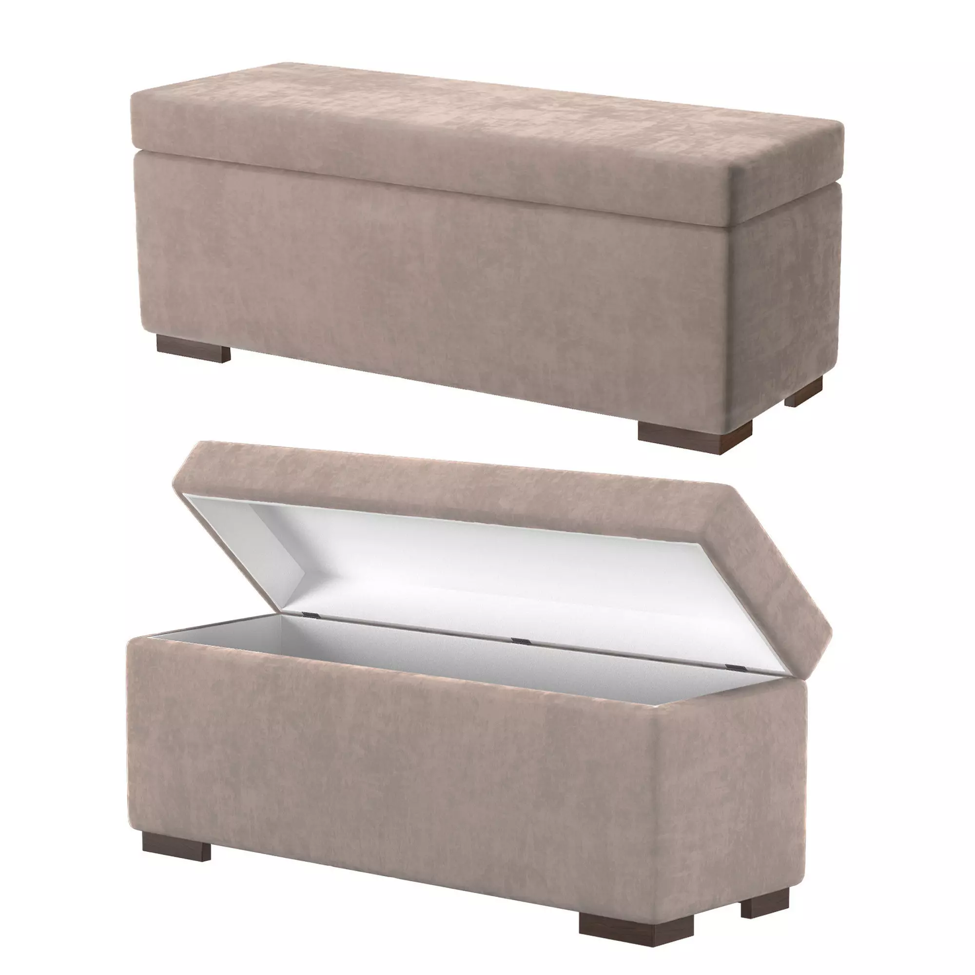 Bedside chest 3D model_0