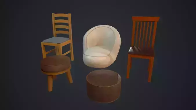 Living room chair set PBR