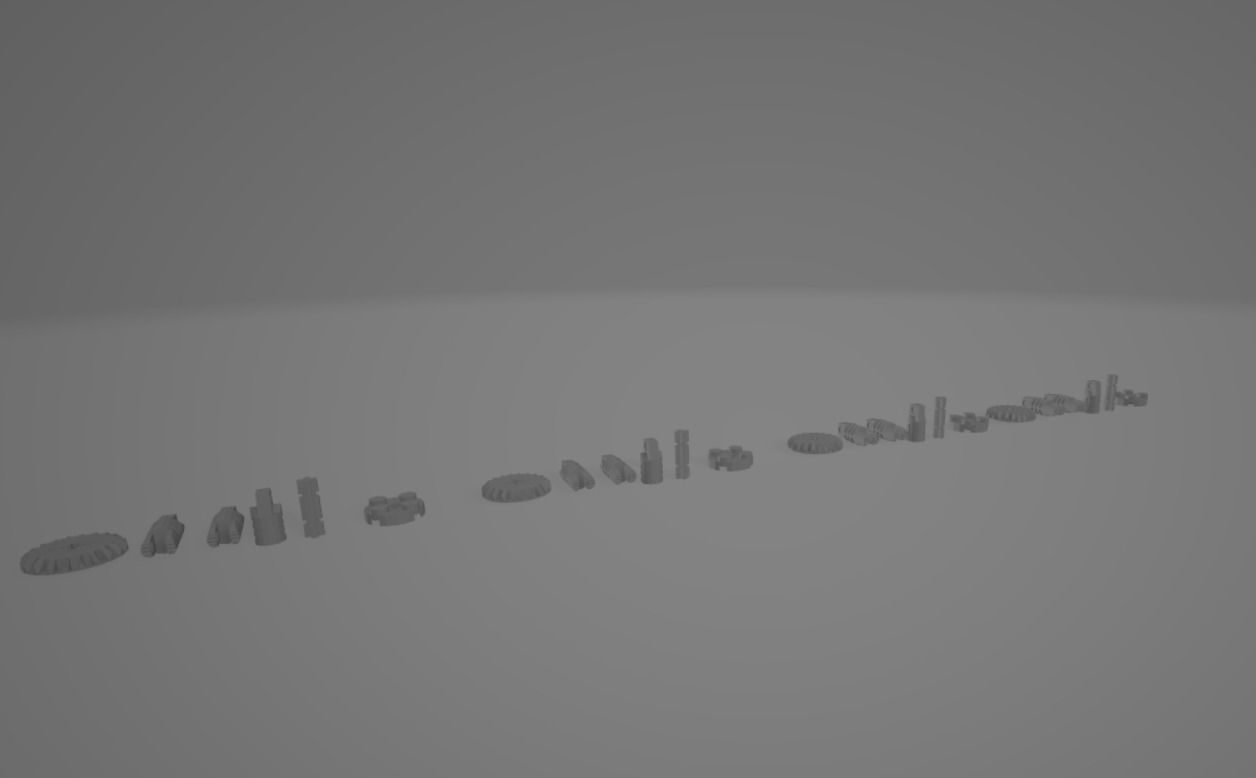 STAR WARS MINI AT-AT 3D model_8