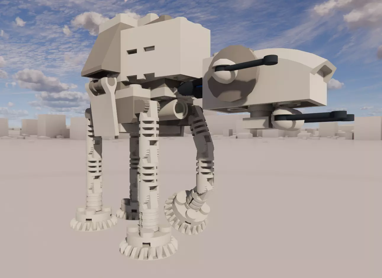 STAR WARS MINI AT-AT 3D model_0