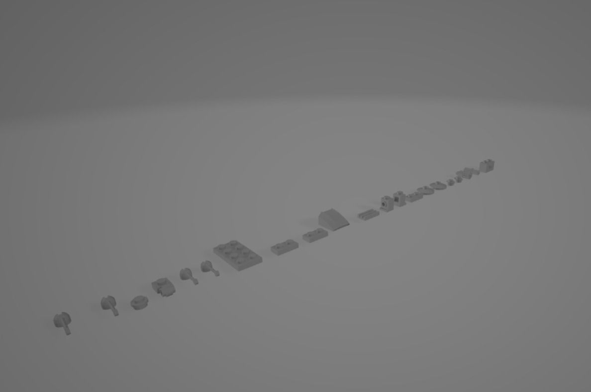 STAR WARS MINI AT-AT 3D model_7