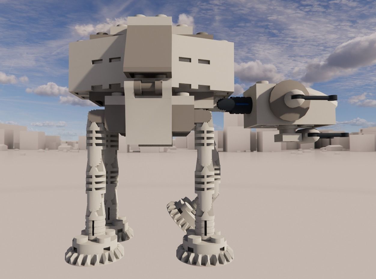 STAR WARS MINI AT-AT 3D model_1