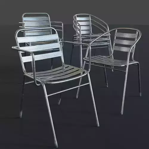 Stackable Stainless Steel Chair