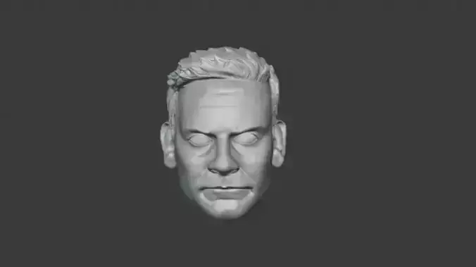 Marvel legends tobey maguire angry concerned head 3D print model