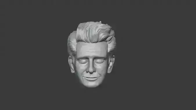 Marvel legands andrew garfield smiling head 3D print model