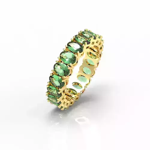 Oval cut ring Anel com Pedra Oval