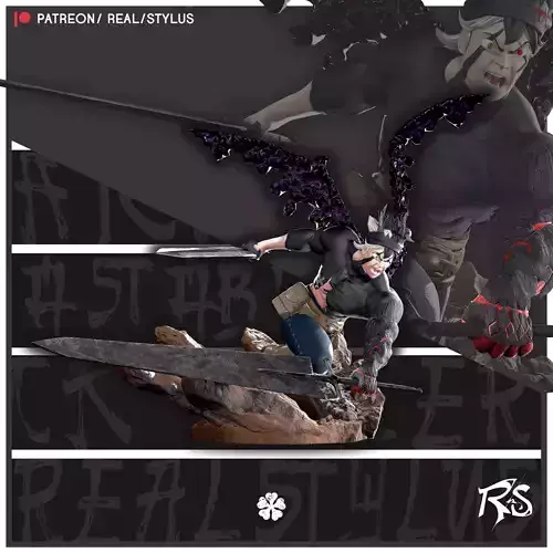 ASTA - 3D PRINT -BLACK CLOVER REALISTIC 3D print model