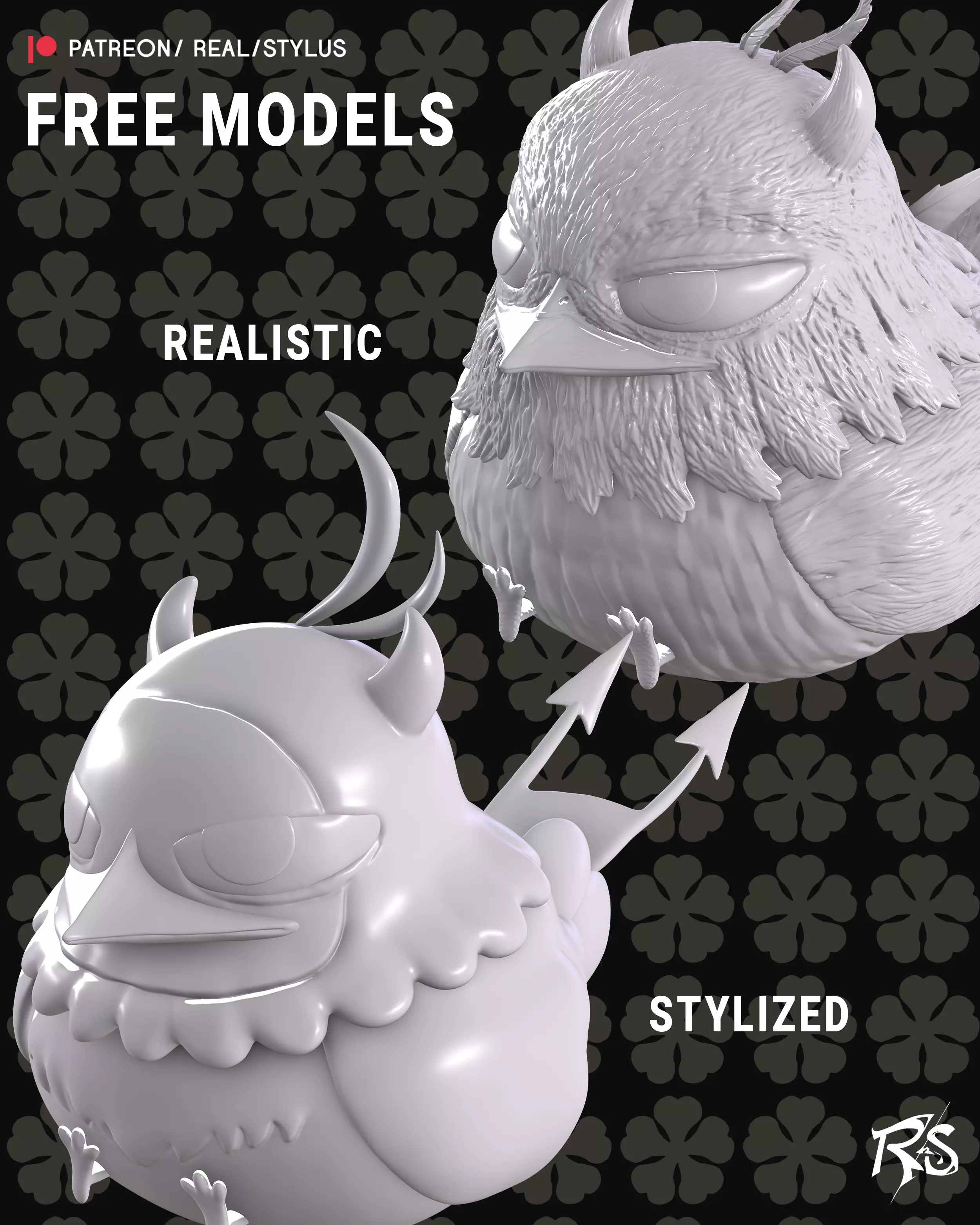 Nero -3D PRINT - Black Clover 2 Figures FREE Free 3D print model