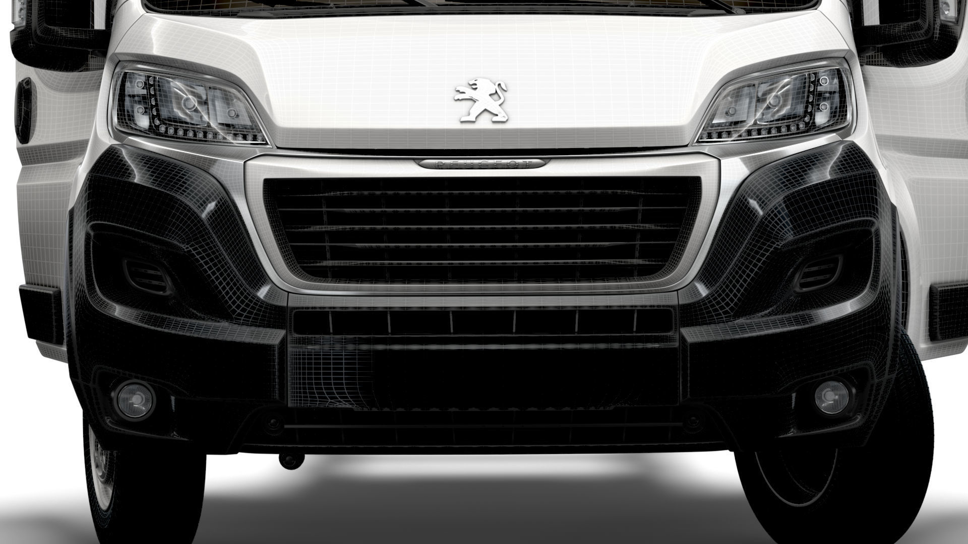 Peugeot Boxer Chassis Truck SCab 4300WB HQInterior 2023 3D model_19