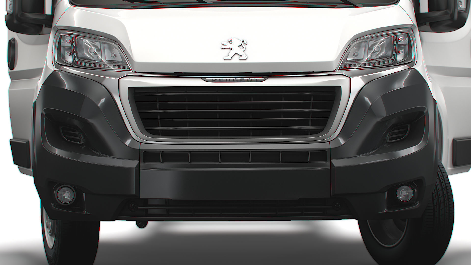 Peugeot Boxer Chassis Truck SCab 4300WB HQInterior 2023 3D model_7