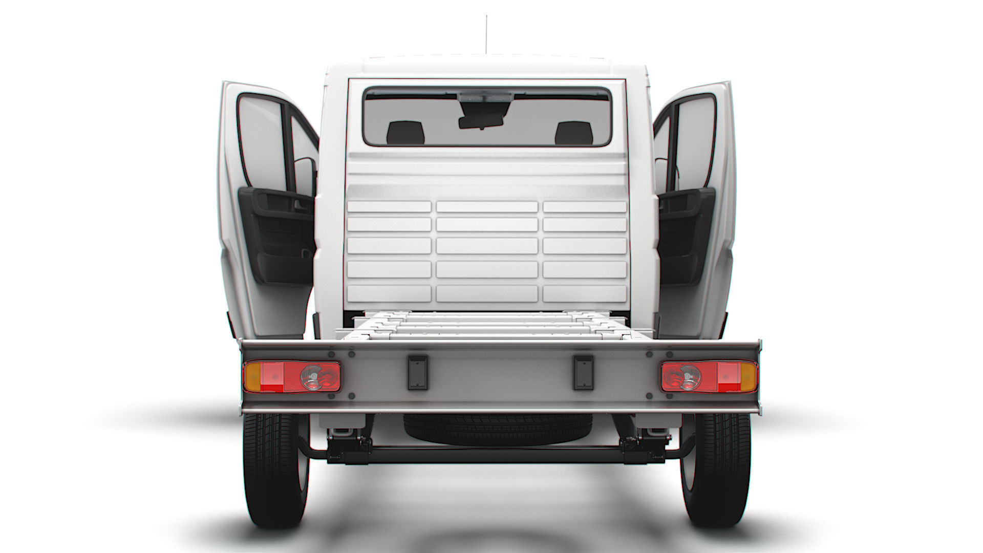 Peugeot Boxer Chassis Truck SCab 4300WB HQInterior 2023 3D model_10