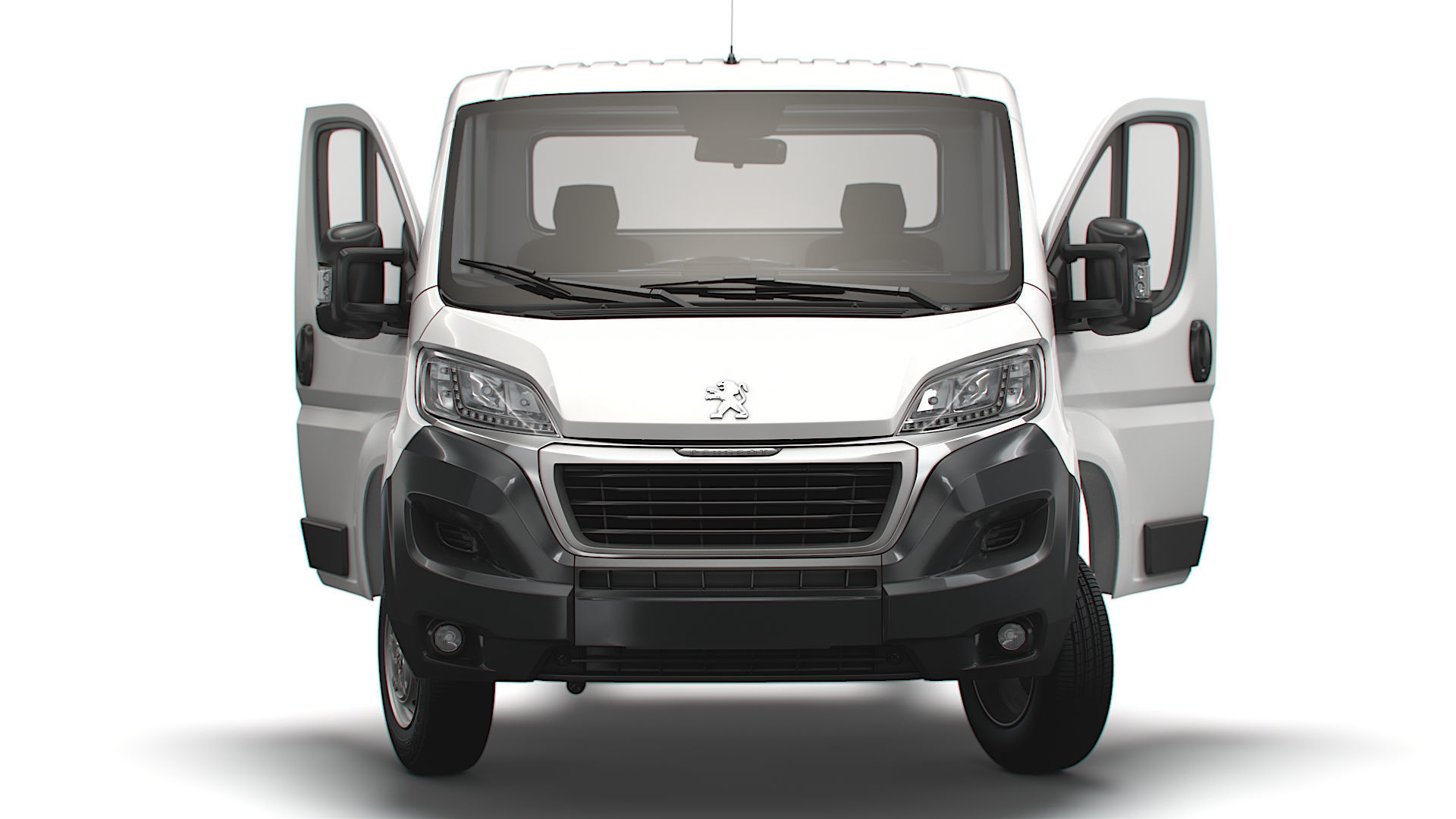 Peugeot Boxer Chassis Truck SCab 4300WB HQInterior 2023 3D model_6