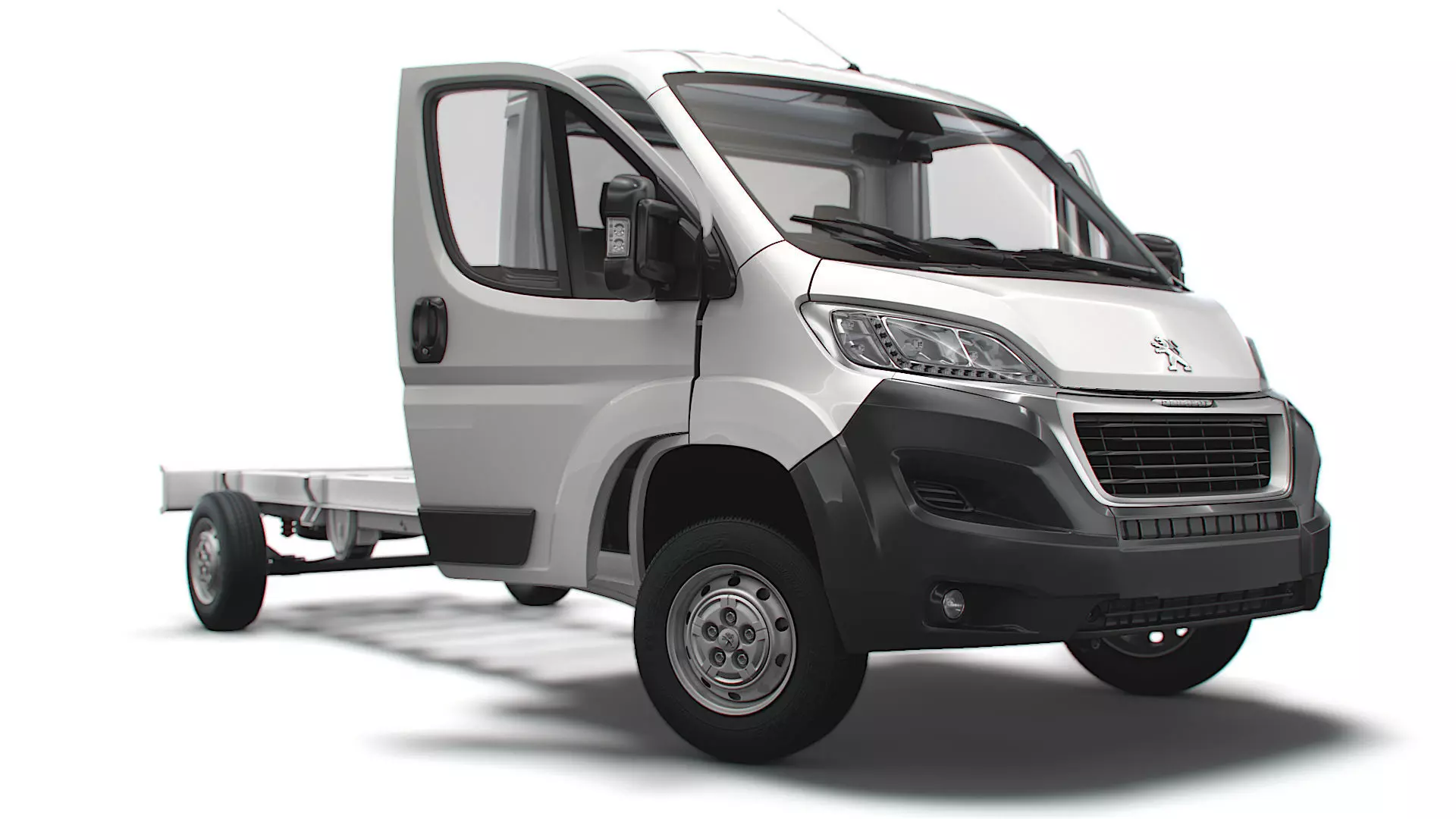 Peugeot Boxer Chassis Truck SCab 4300WB HQInterior 2023 3D model_0