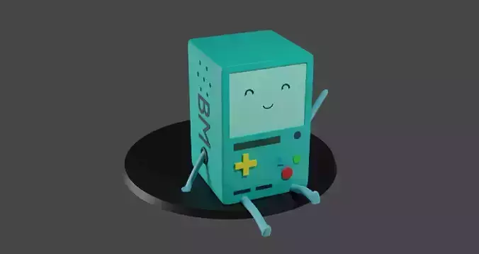 BMO from adventure time 3D model BMO from adventure time 3D model