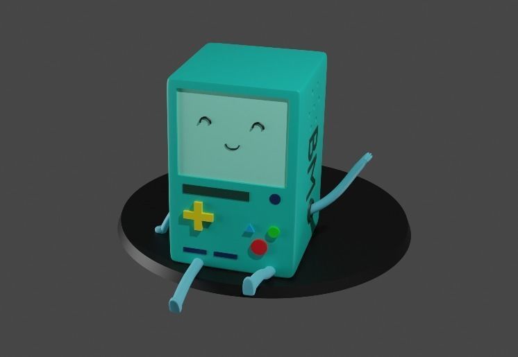 BMO from adventure time 3D model_2