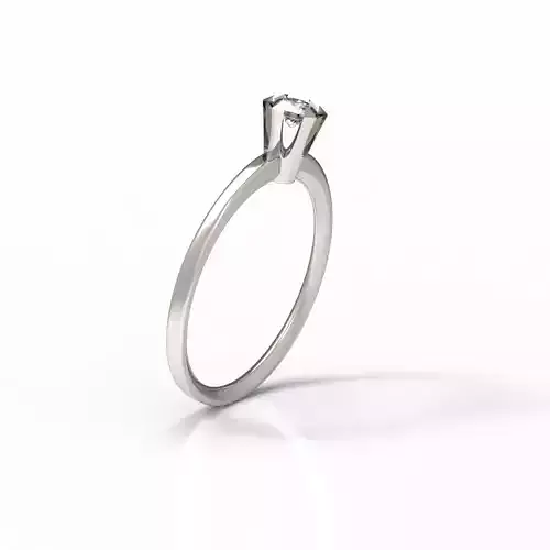 Solitaire Engagement Rings Anel solitario de Noivado