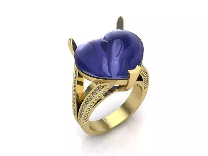 ring with heart