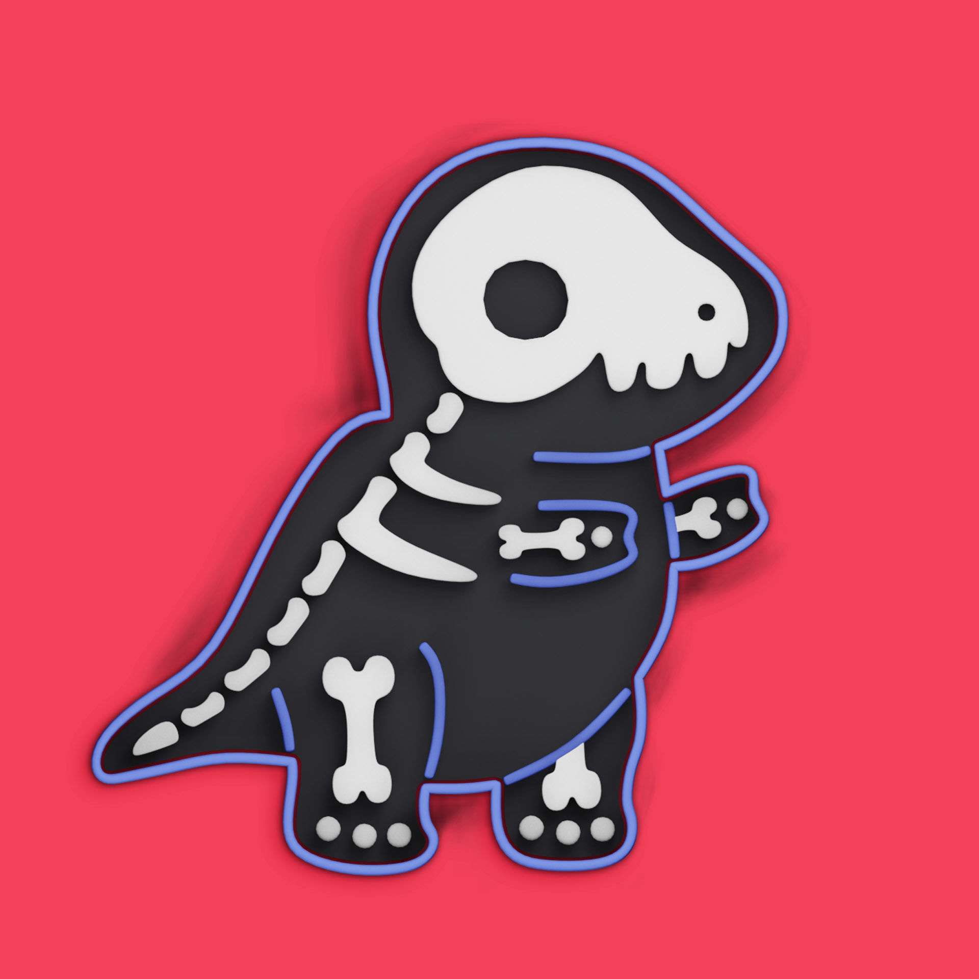 DINOSAUR COOKIE CUTTER SET 3D print model_5