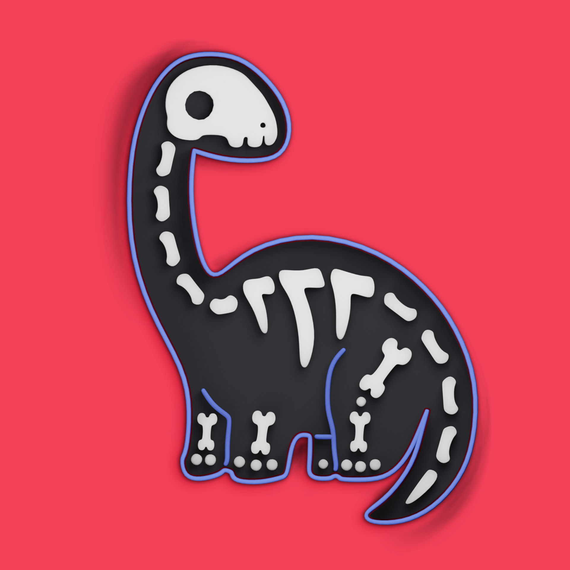 DINOSAUR COOKIE CUTTER SET 3D print model_1