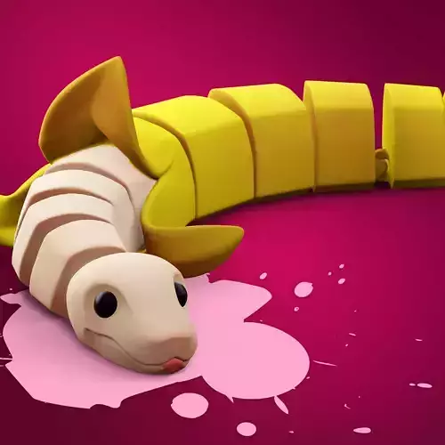 FLEXI SNAKE BANAN 3D print model