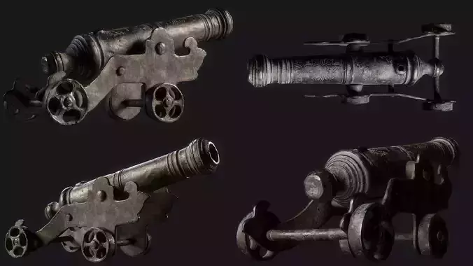 Medieval Artillery Gun